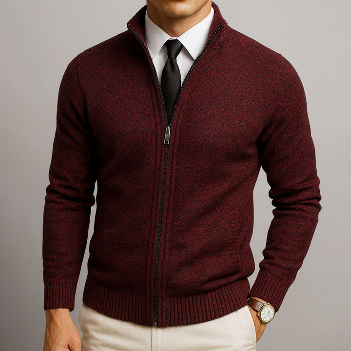 VINCENT™|CARDIGAN ZIP ELEGANTE
