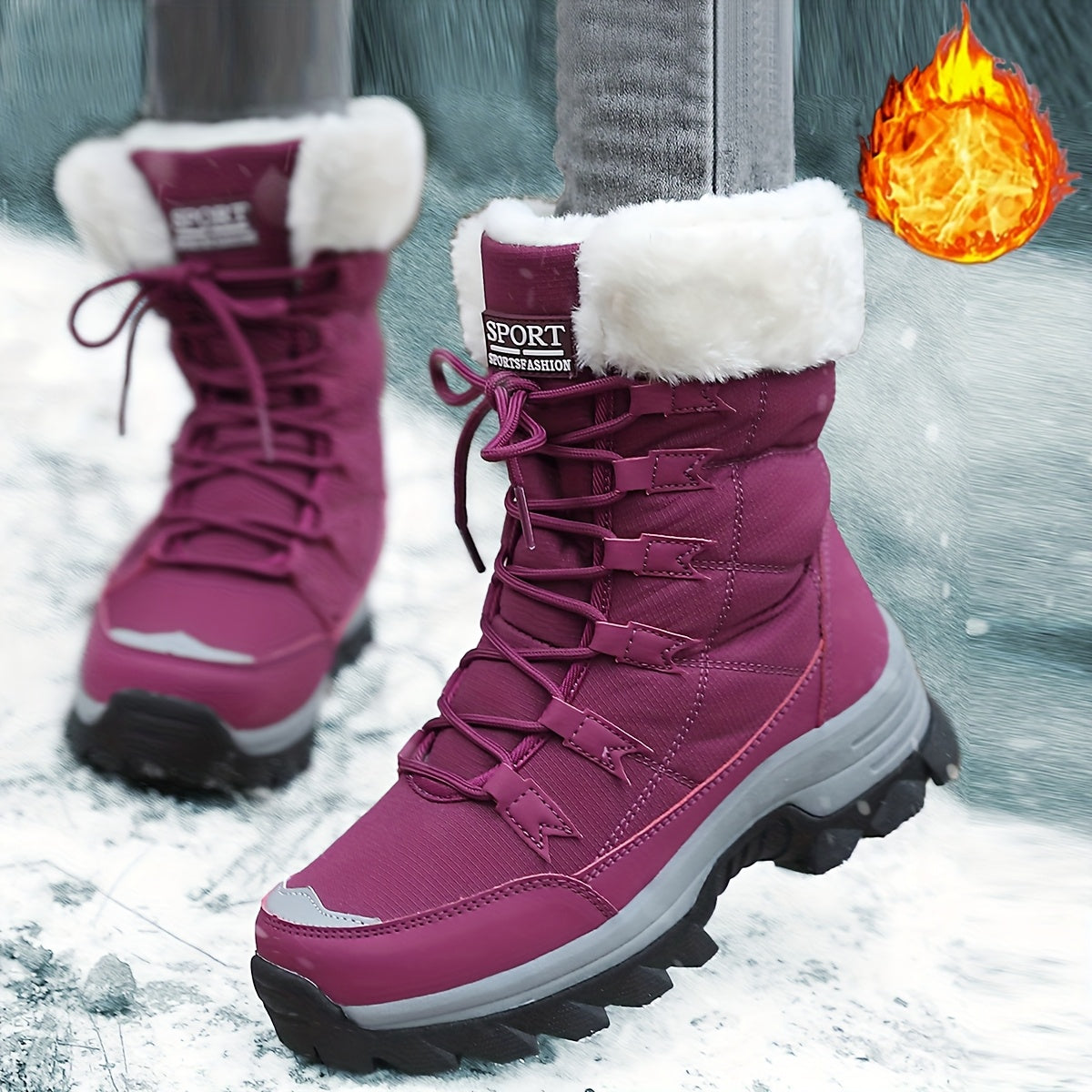 LAUREN™|LEATHER WINTER BOOTS