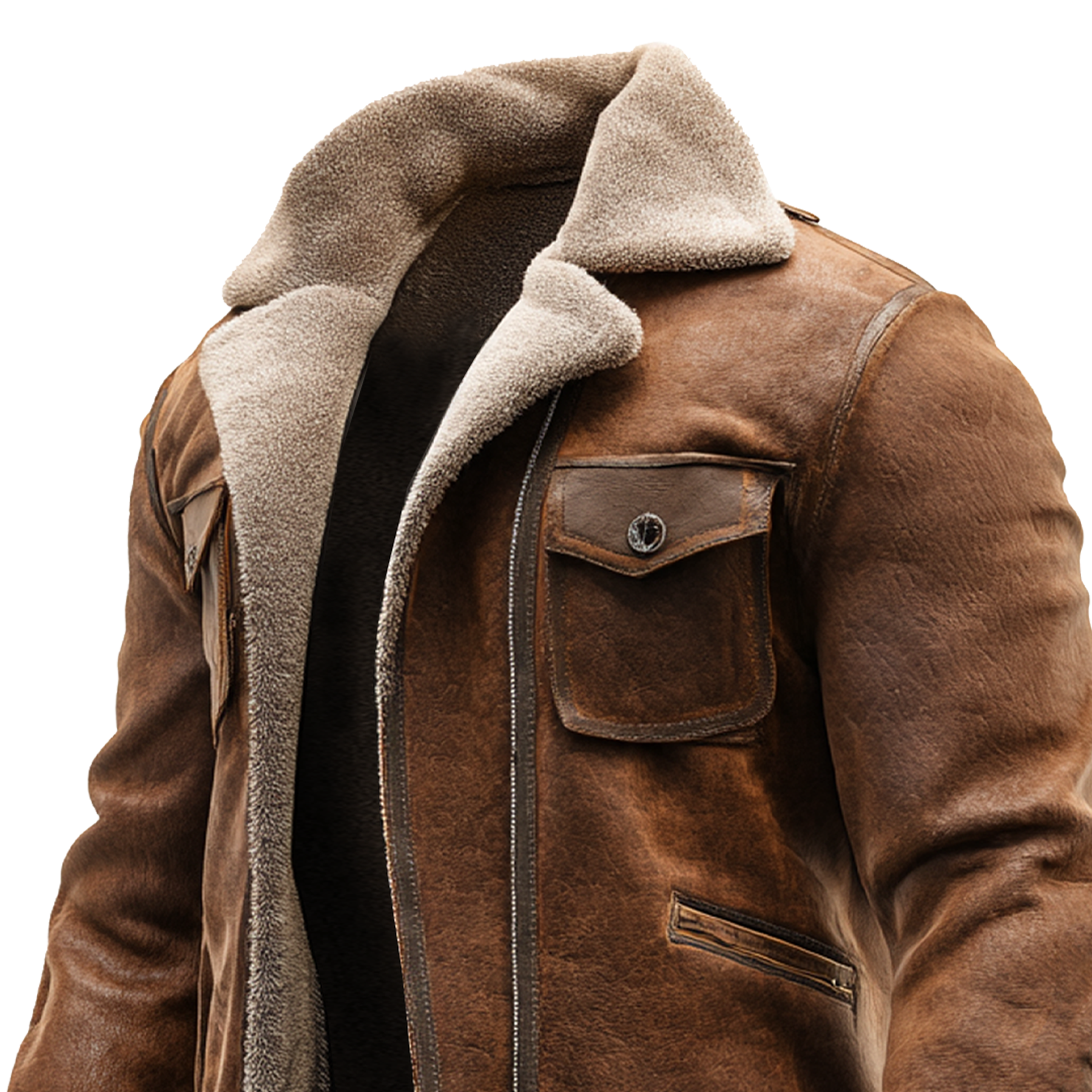 ENZO™|VINTAGE JACKET WITH LINING
