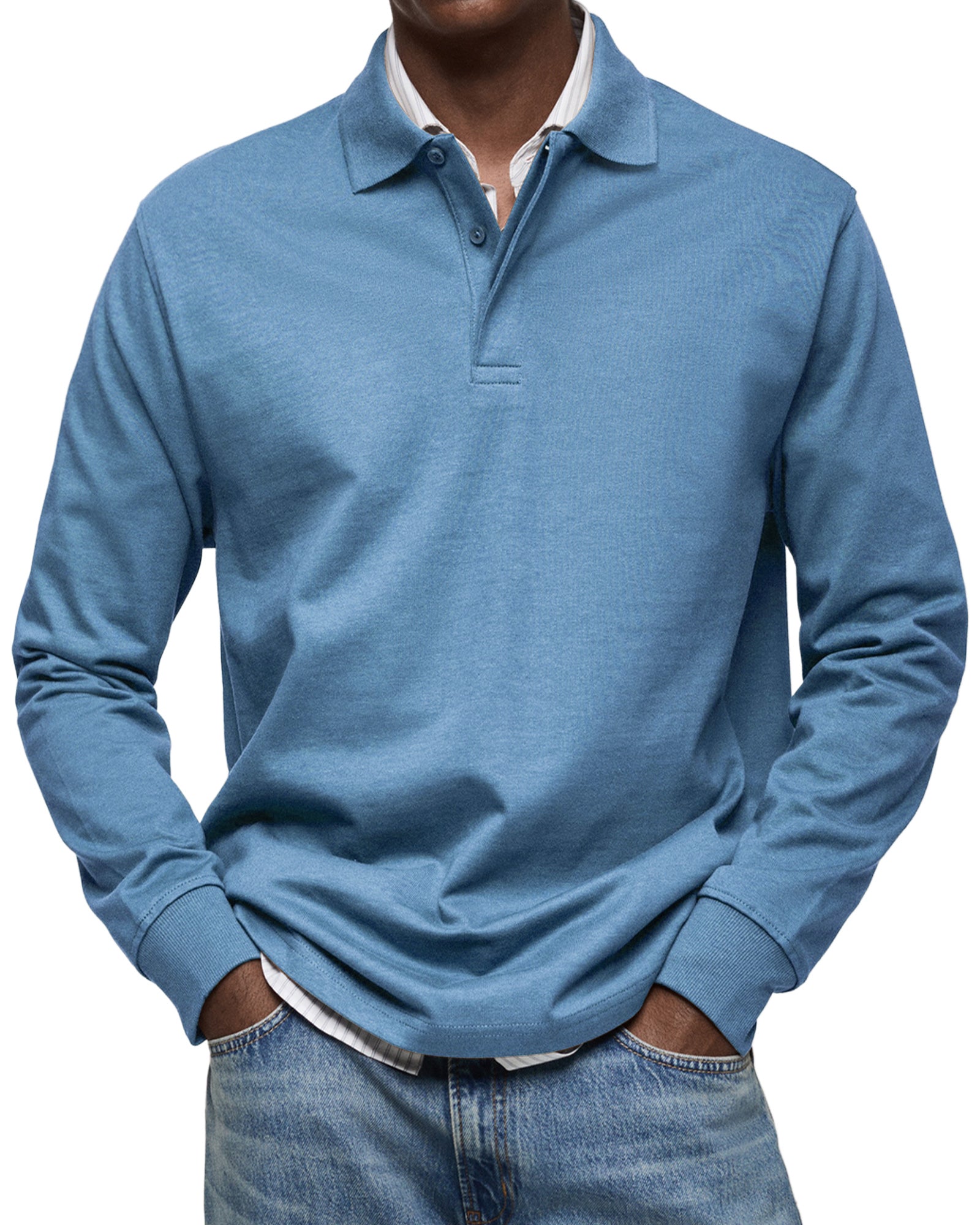 ADAM™|LONG SLEEVE POLO