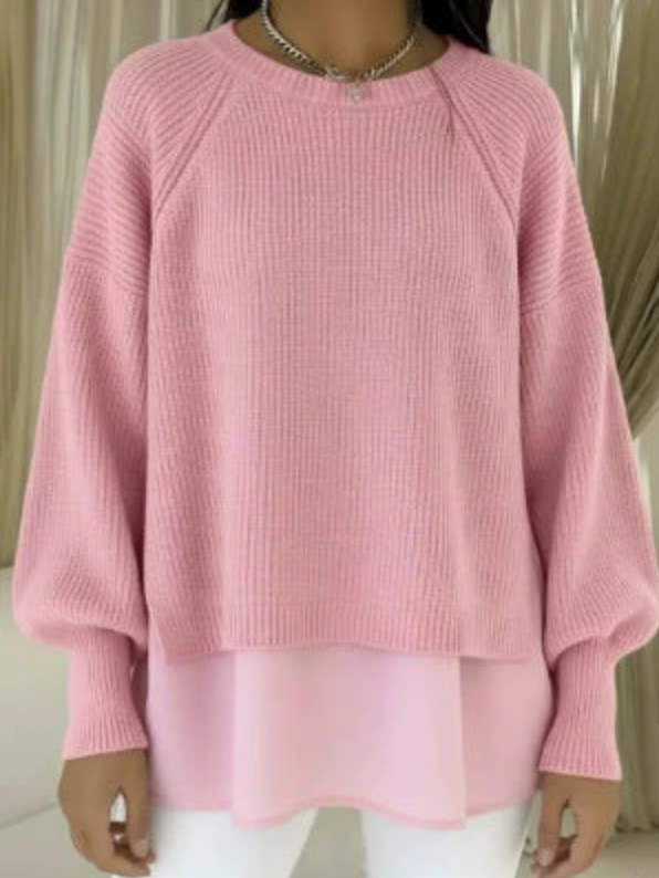 ADELYN™|CHIC ROUND NECK CARDIGAN
