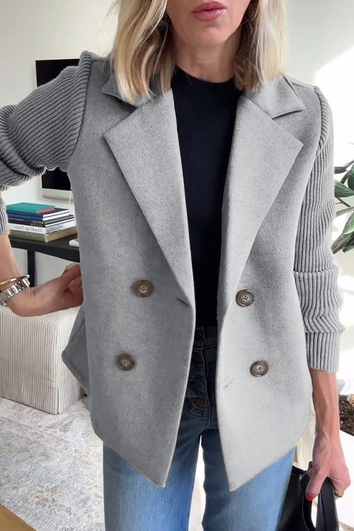 Allegra™|Knit-Sleeve Jacket