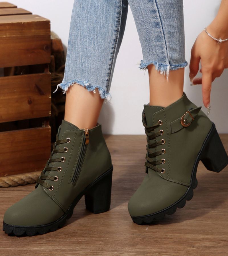 ELARA™|CHUNKY COMFORT BOOTS