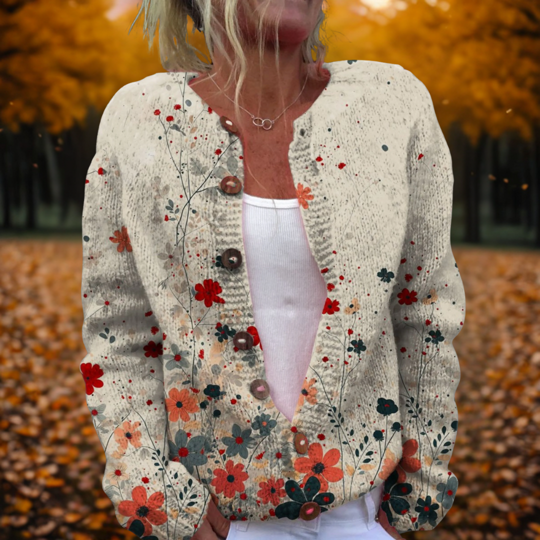 ELAINE™|VINTAGE ART CARDIGAN