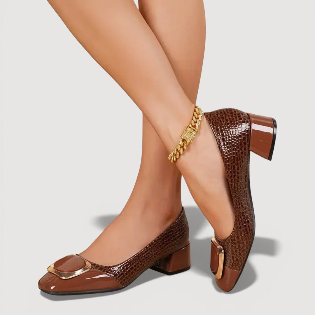 JEANETH™|ELEGANT BLOCK HEELS