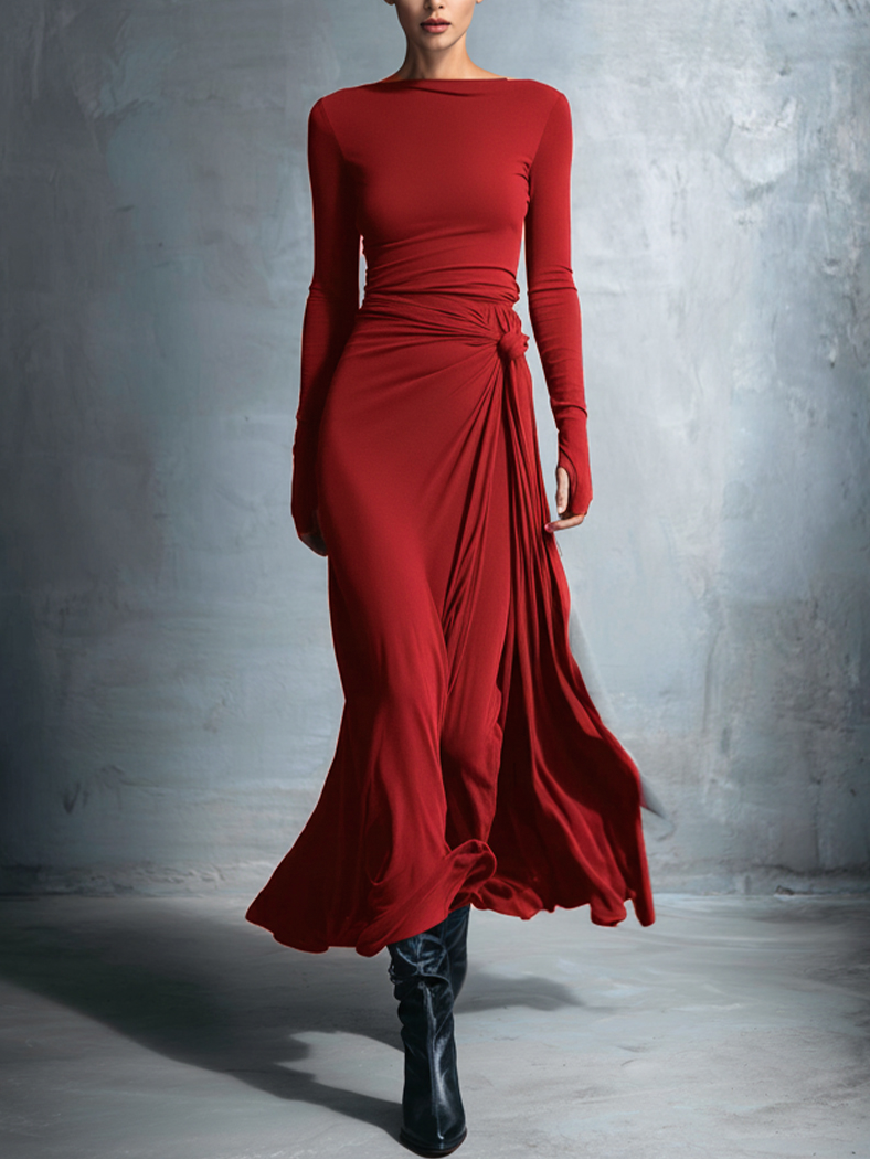 SERAPHINA™|SIDE KNOT MAXI DRESS