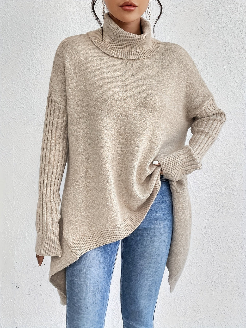 NIKKI™|OVERSIZED TURTLENECK