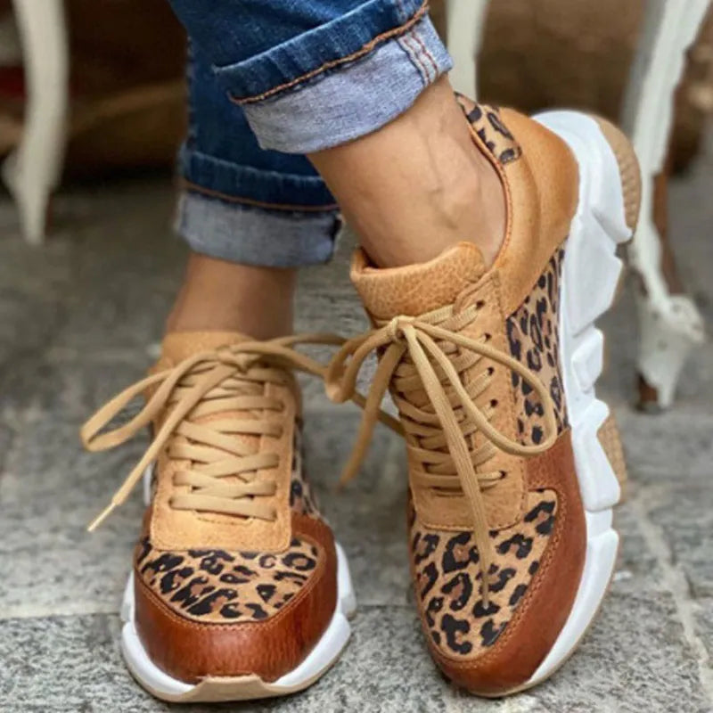 CORA™|COMFORT LEOPARD SNEAKERS