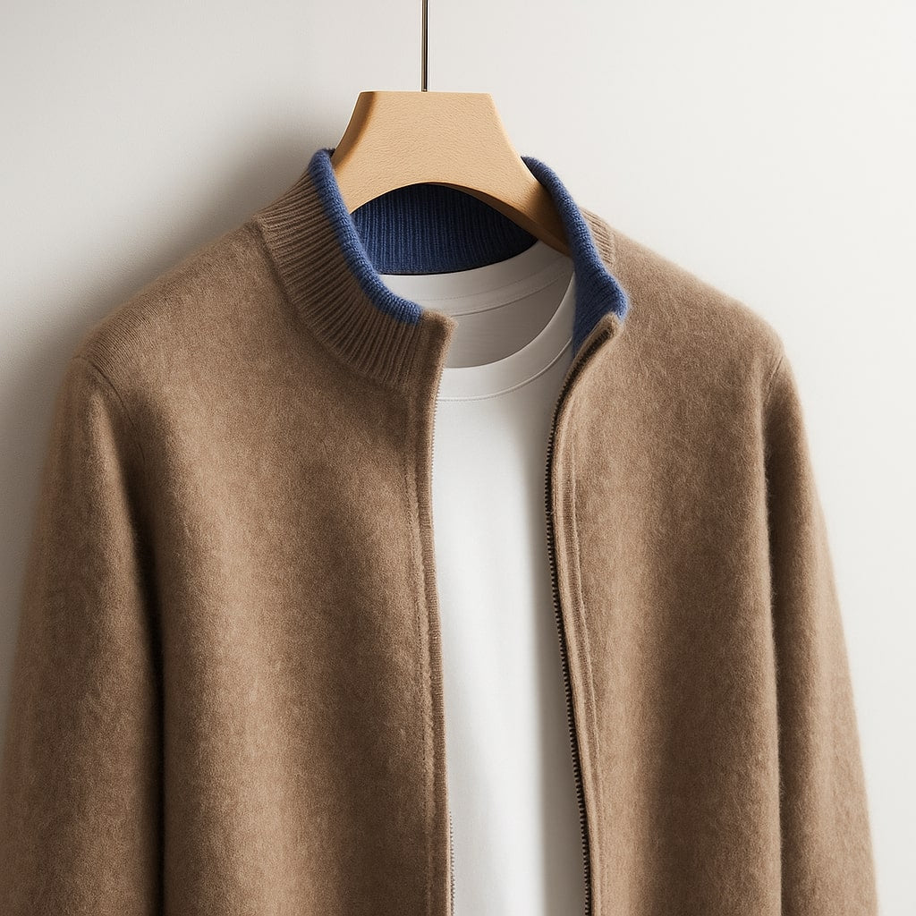 HARVEY™|ELEGANT ZIP CARDIGAN