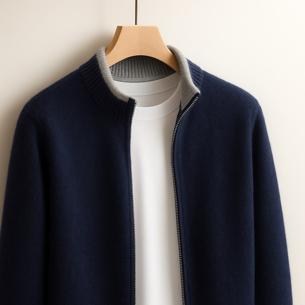 HARVEY™|ELEGANT ZIP CARDIGAN