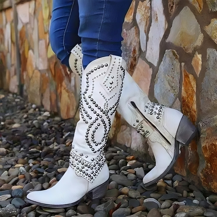 HEATHER™|WESTERN KNEE BOOTS