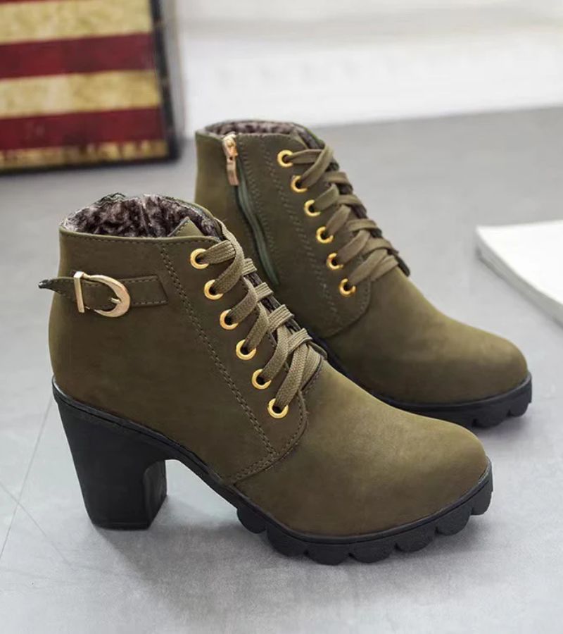 ELARA™|CHUNKY COMFORT BOOTS