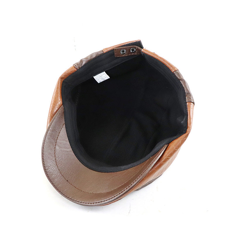 BRUNO™|RETRO BERET STITCHED CAP