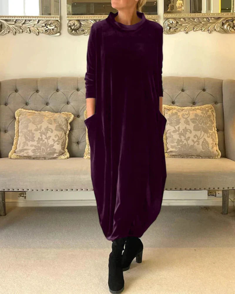 SERAFINA™|ELEGANT VELVET DRESS