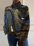 CHLOE™|FESTIVE TURTLENECK SWEATER