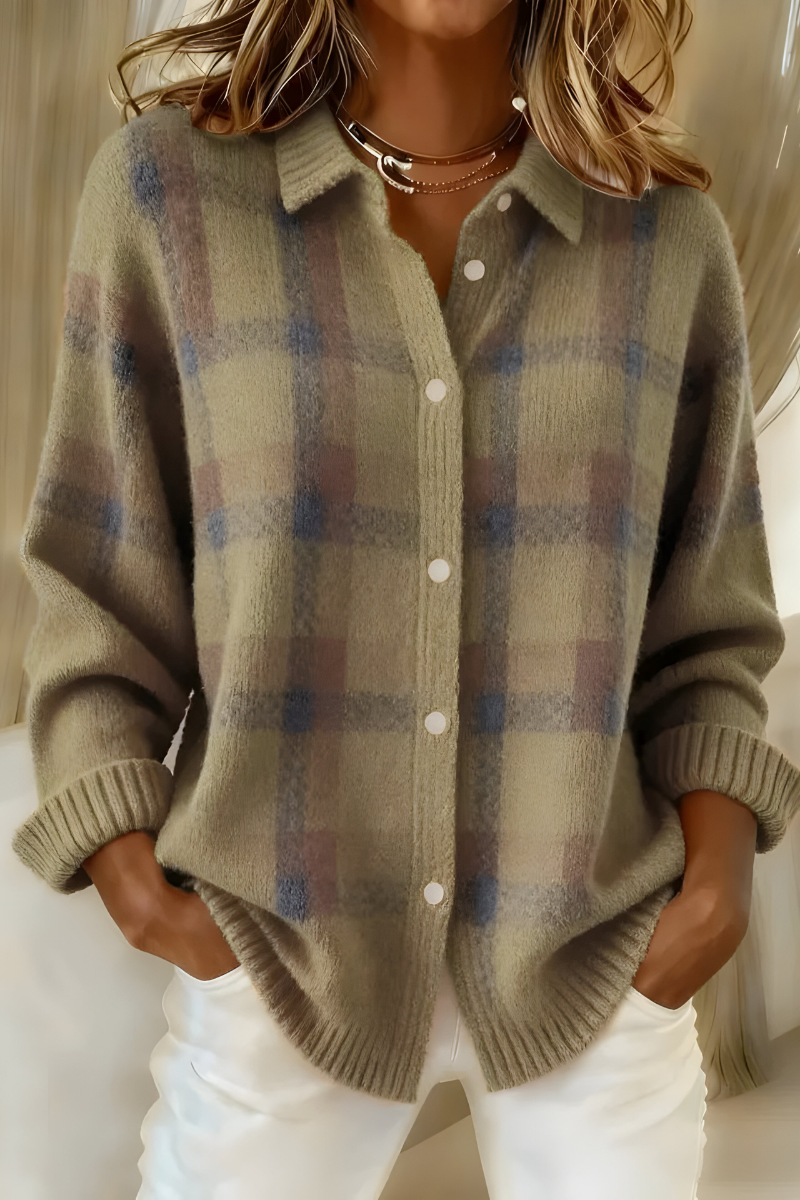 SUMMER™|PLAID CARDIGAN