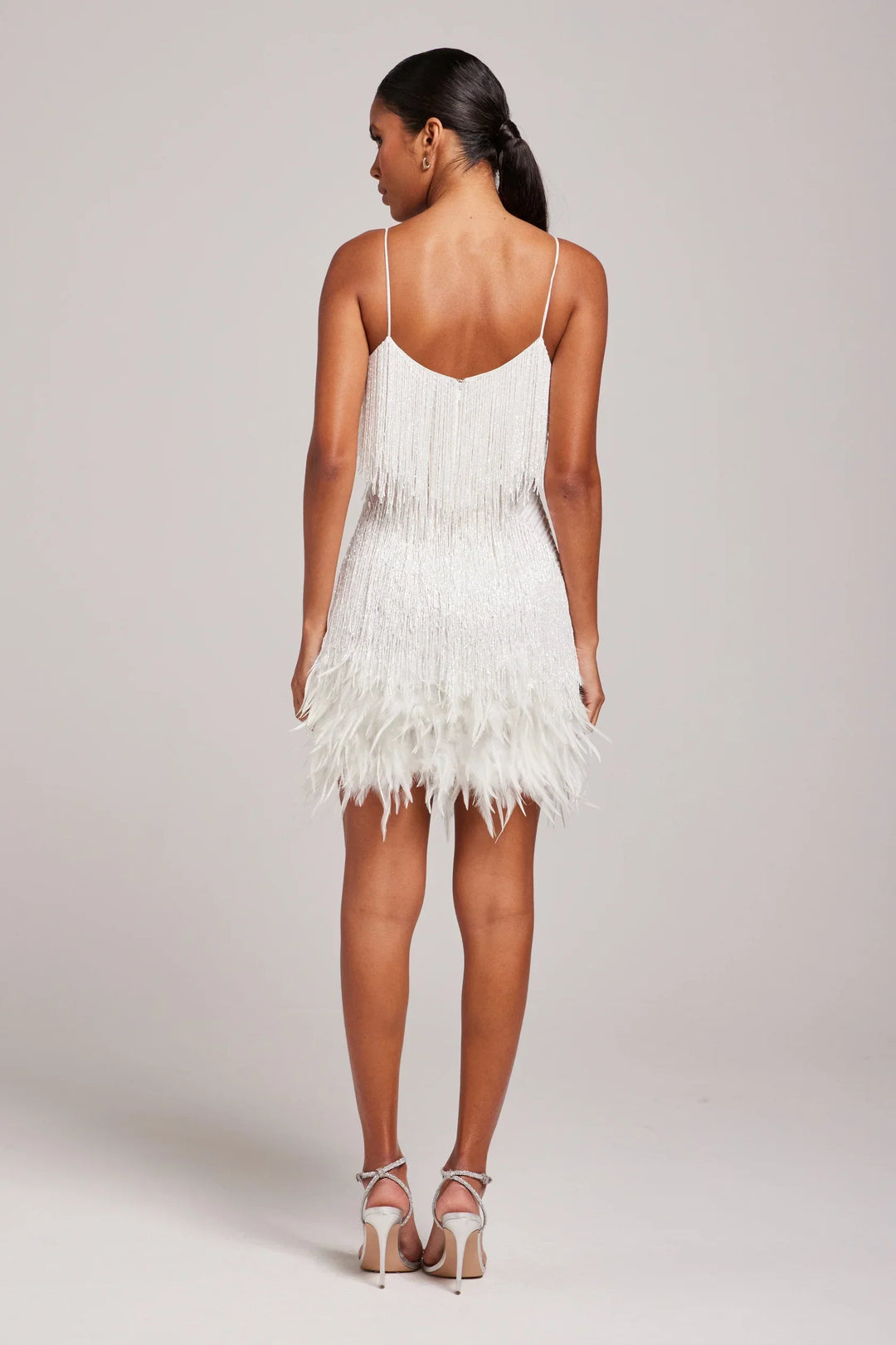 MIRELLA|MINI ABITO CON PIUME