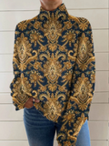 IVY™|VINTAGE FLORAL ART SWEATER