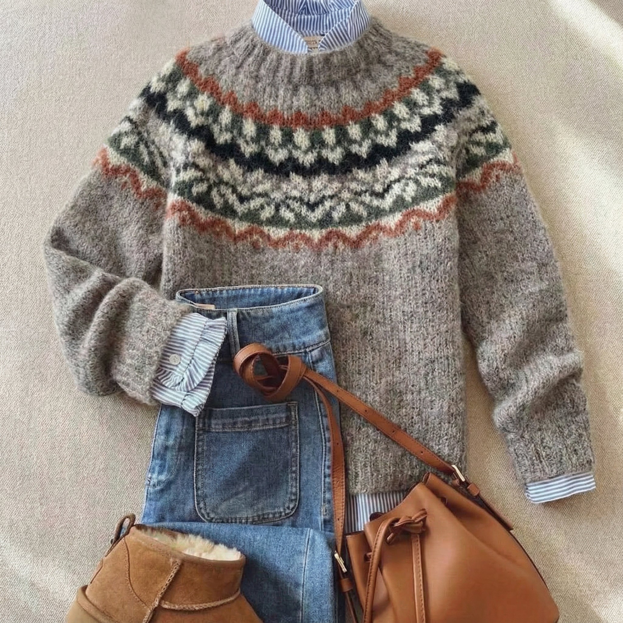 ELIZA™|NORDIC KNIT SWEATER
