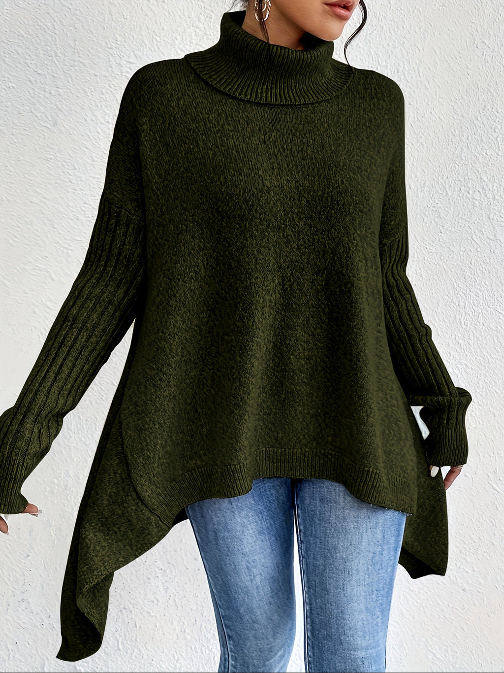 NIKKI™|OVERSIZED TURTLENECK