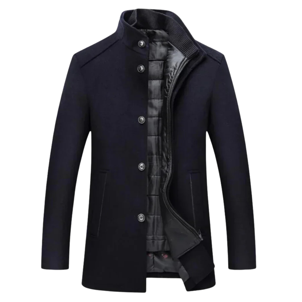 KINGSLEY™|WOOLEN TRENCH COAT FOR MEN
