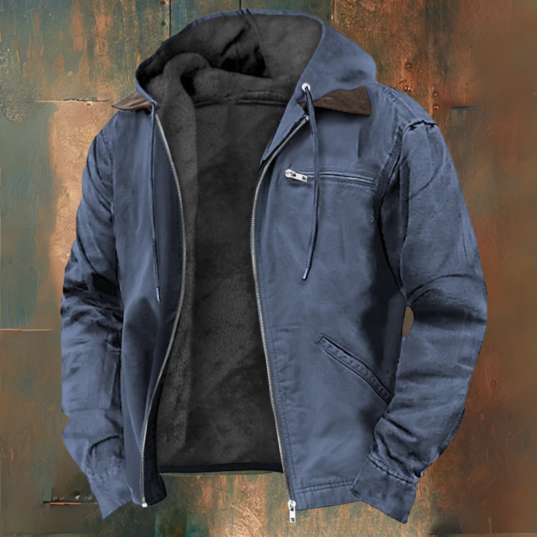 LUCAS™|GIACCA CON CAPPUCCIO ZIP