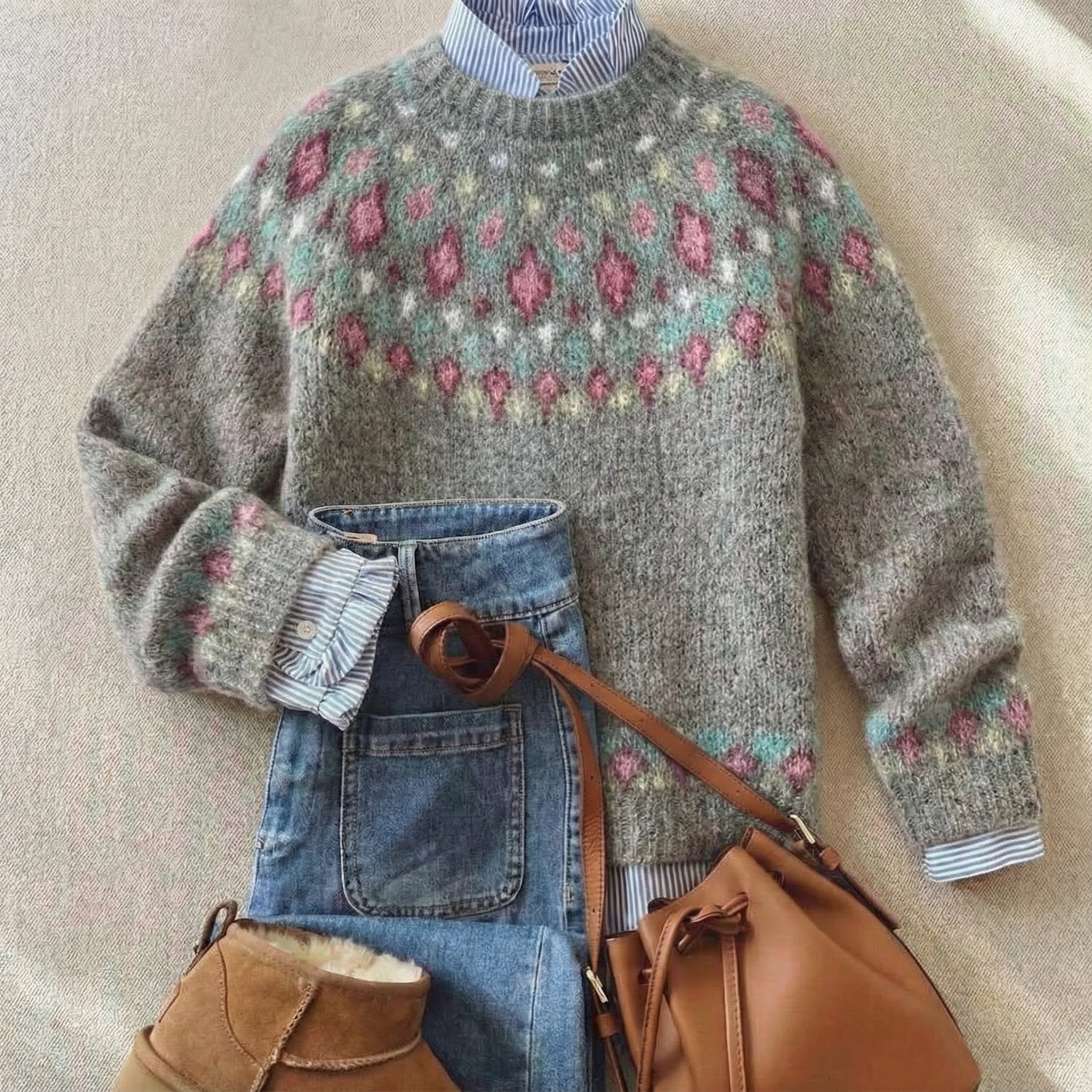 ELIZA™|NORDIC KNIT SWEATER