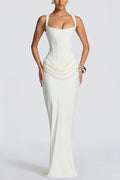 FREYA™|SQUARE NECK MAXI DRESS