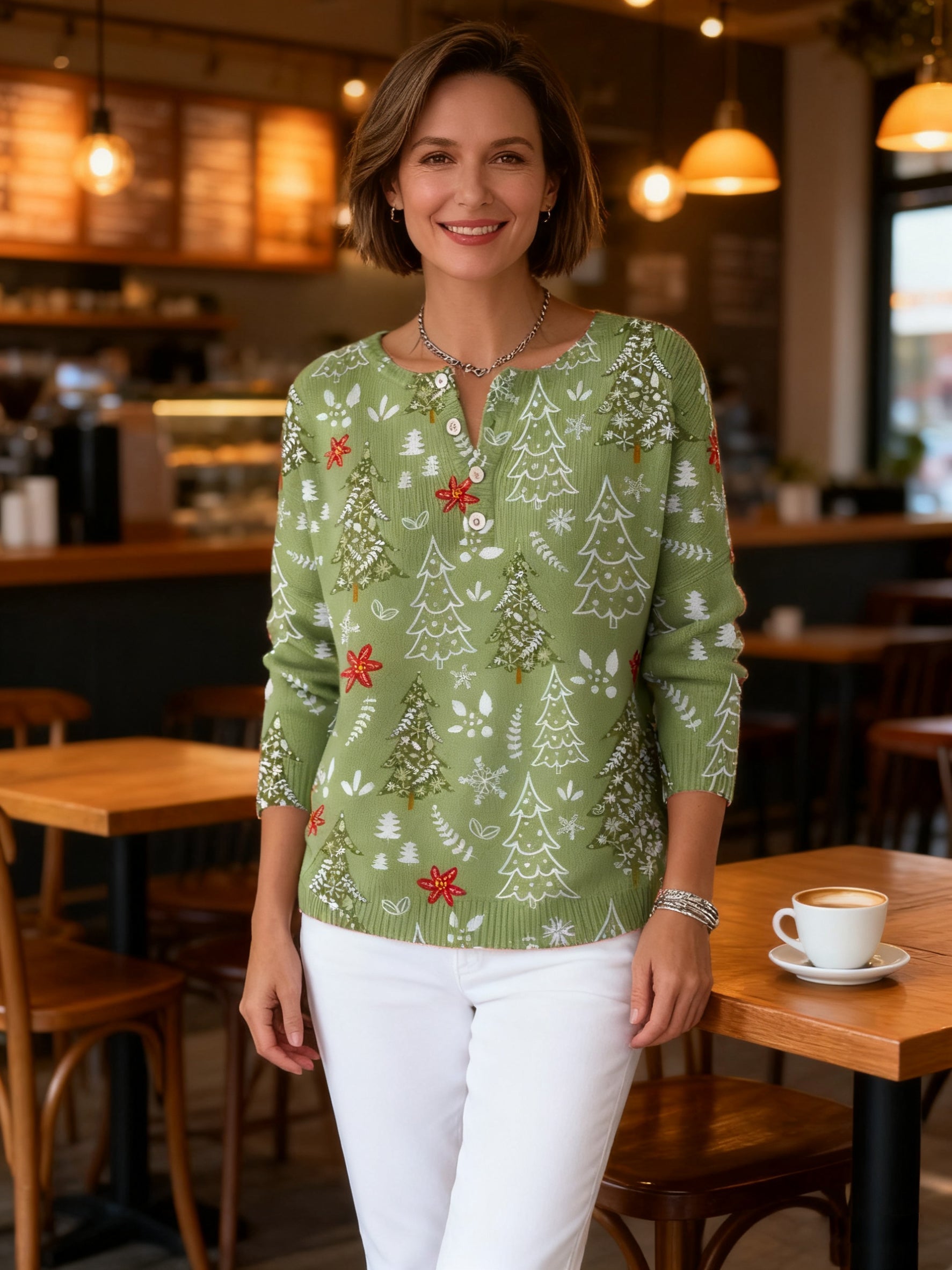 WINNIE™|FESTIVE CASUAL SWEATER