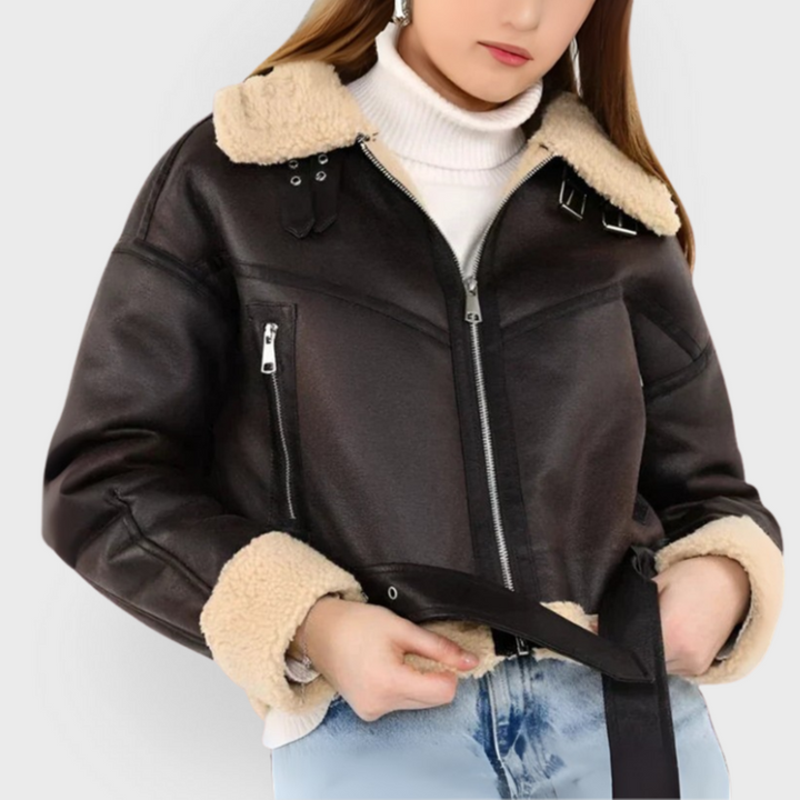 HARPER™|Giacca in pelle traspirante versatile