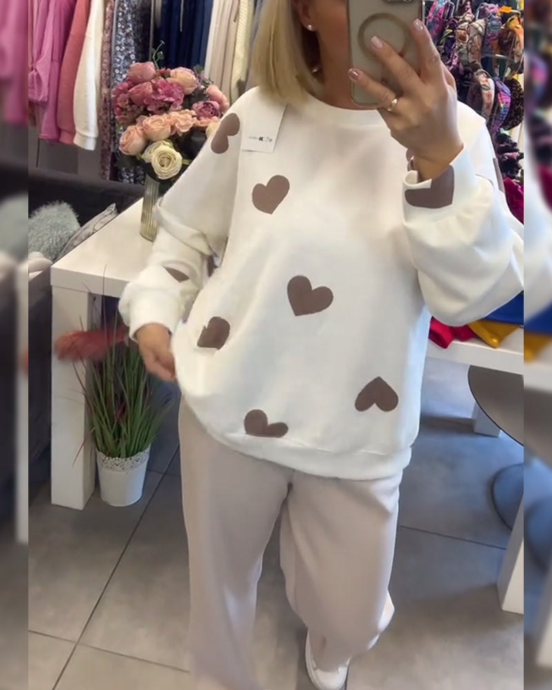MARGA™|COZY HEART SWEATER