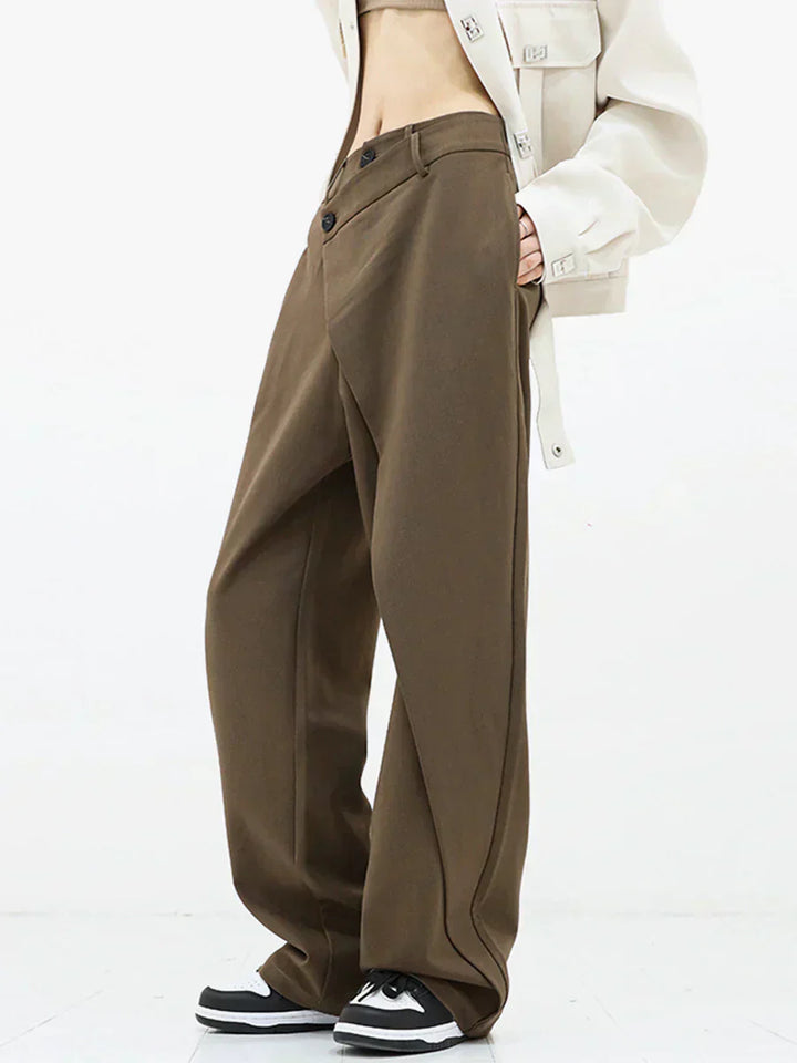 RINA™|LAYERED WIDE LEG PANTS