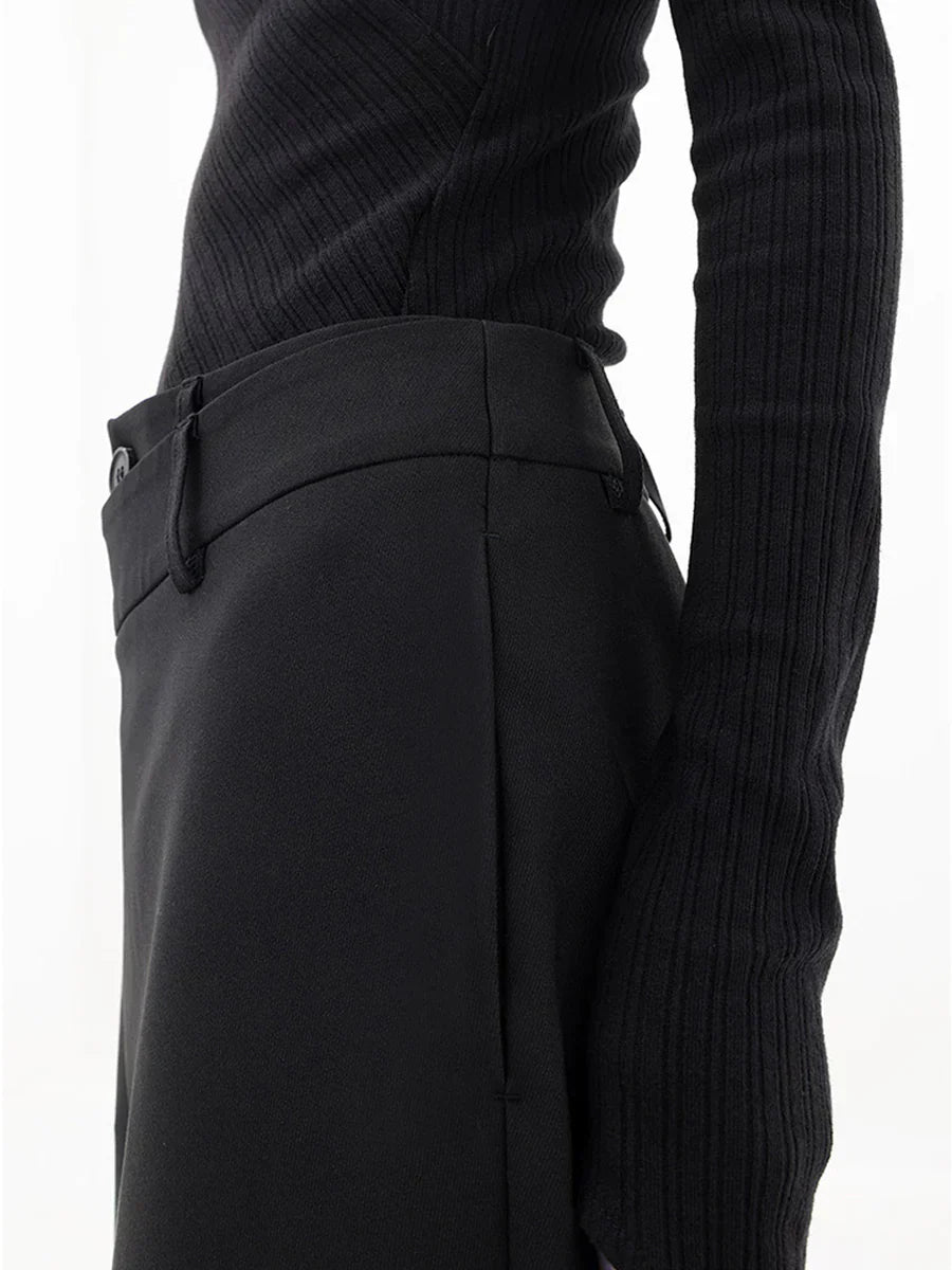 RINA™|LAYERED WIDE LEG PANTS