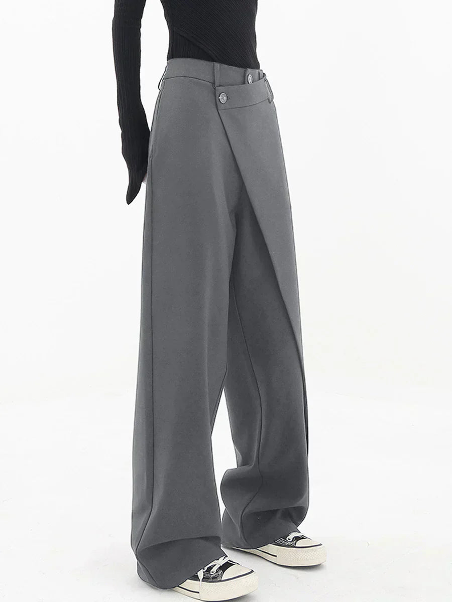 RINA™|LAYERED WIDE LEG PANTS