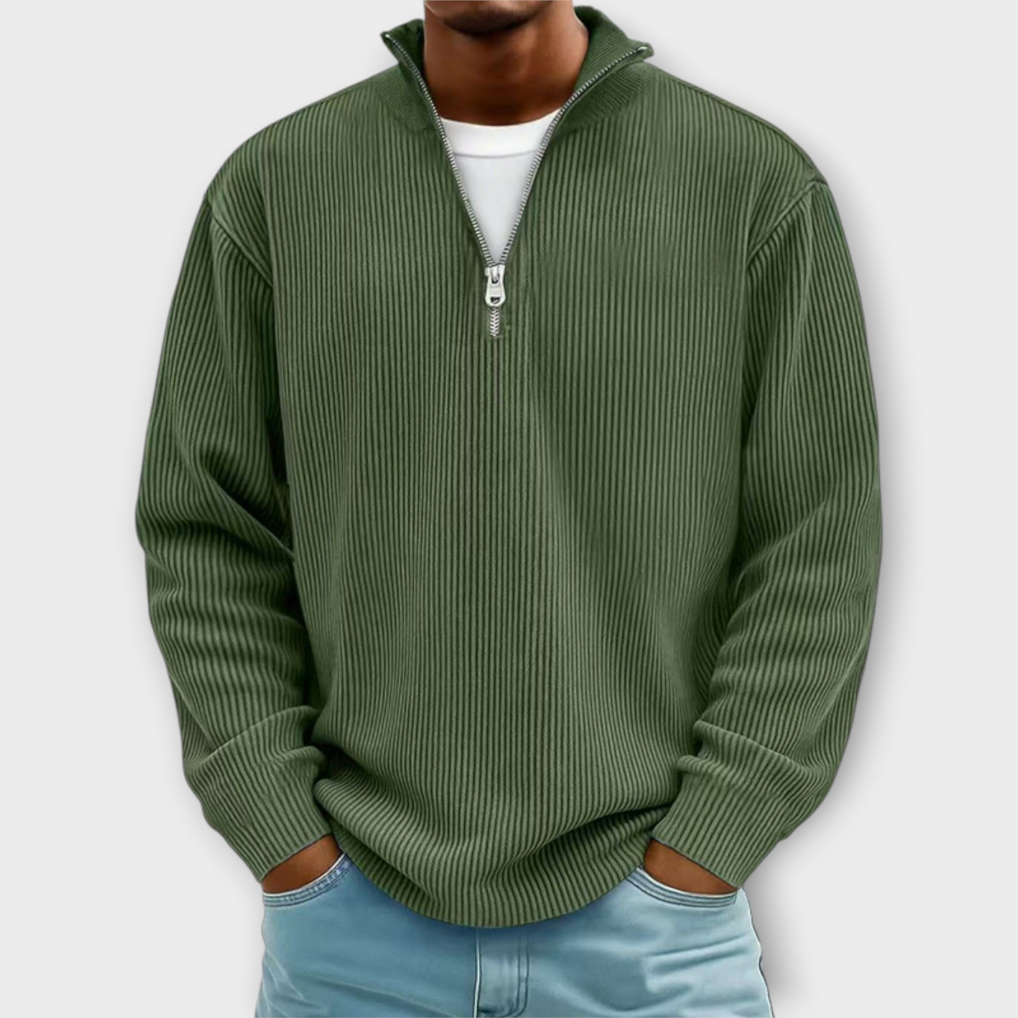 HANS™|MODERN ZIP SWEATER