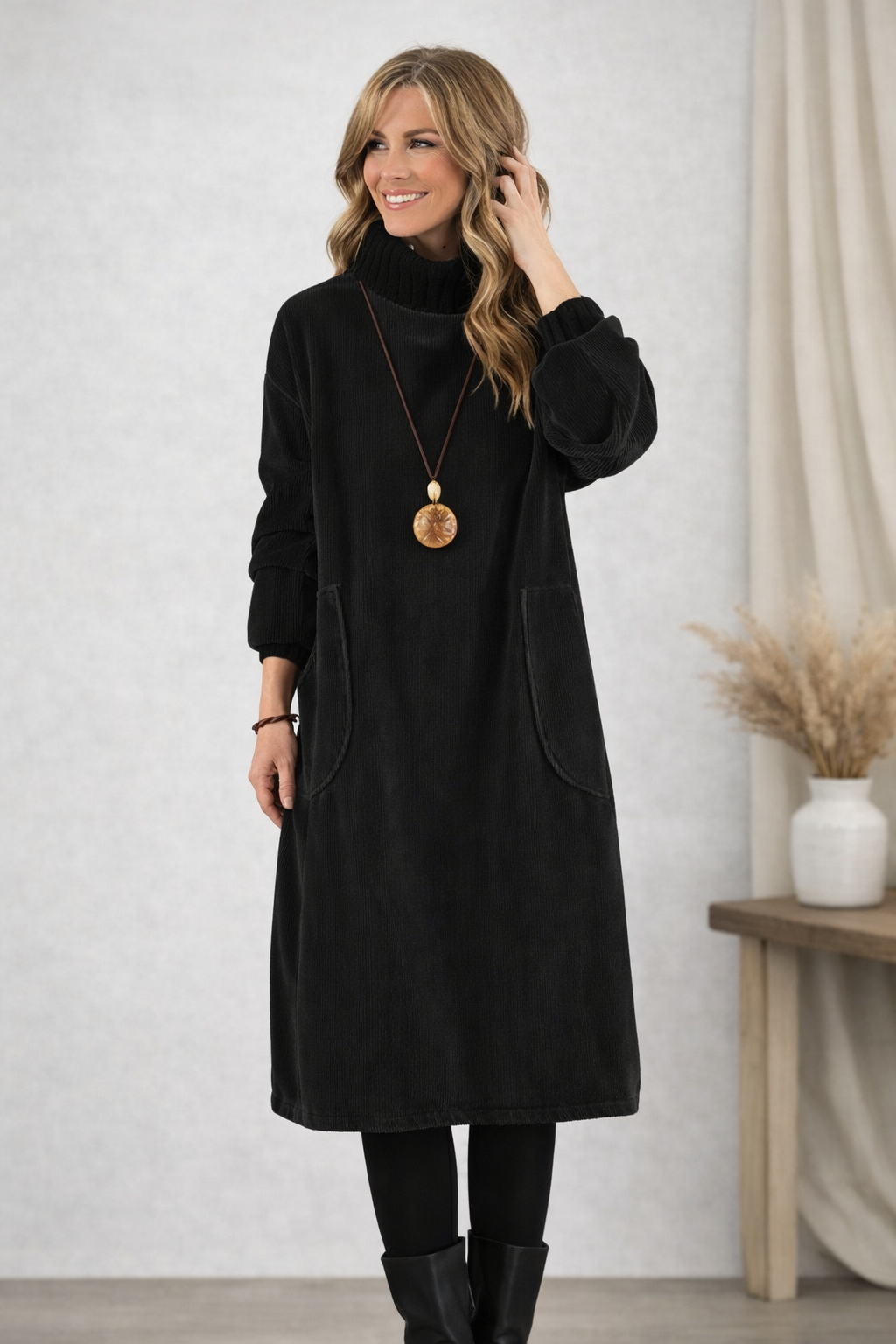 AINSLEY™|ELEGANT MIDI DRESS