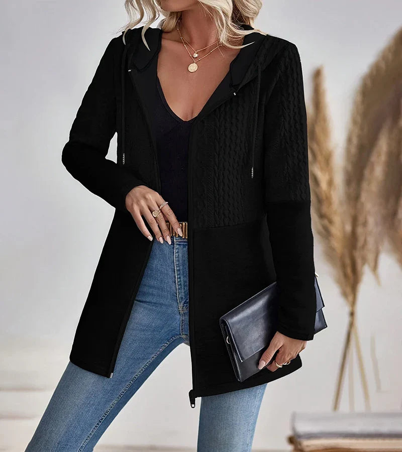 ELVIRA™|FELPA CON CAPPUCCIO