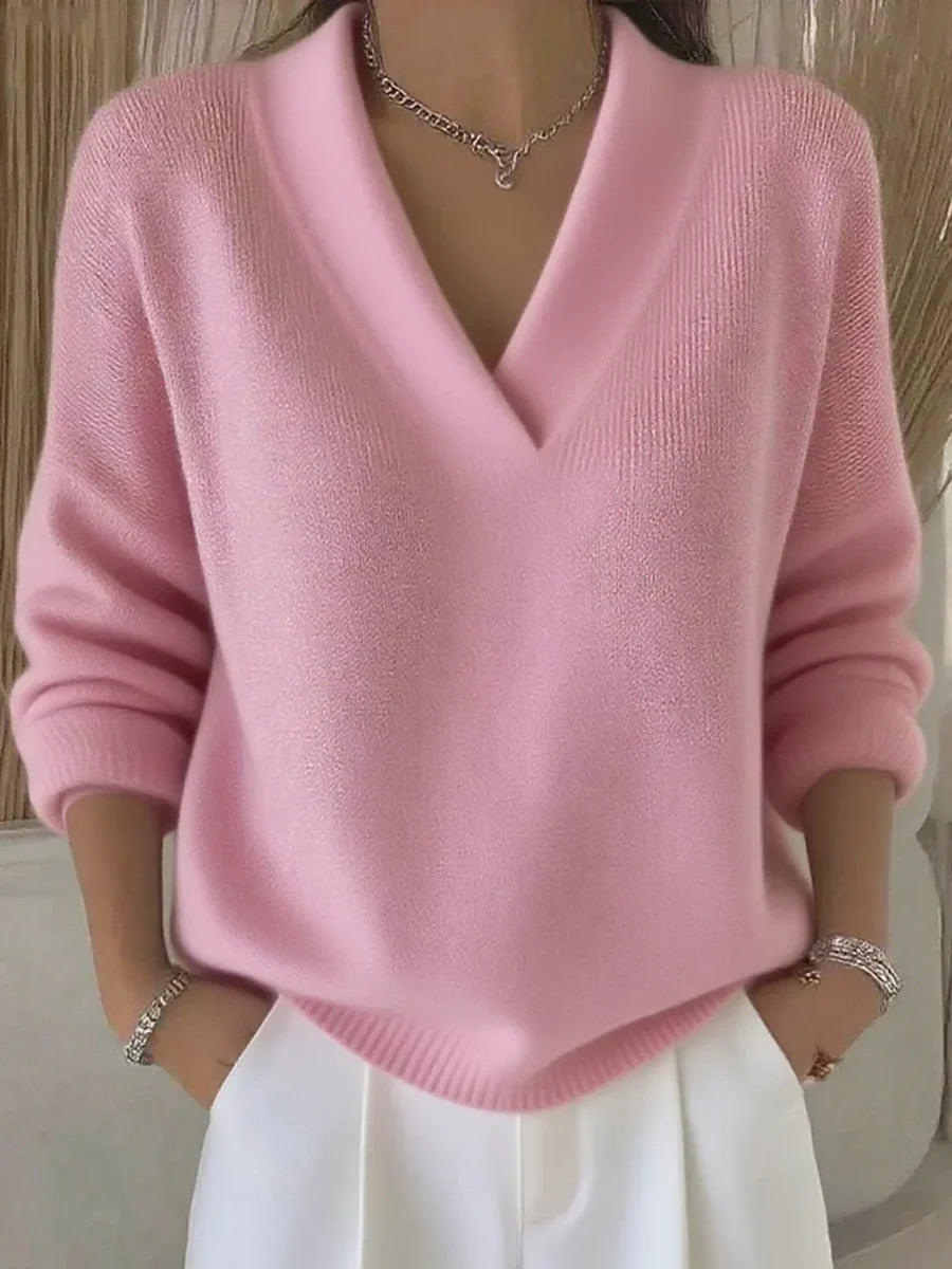 FAYE™|ELEGANT V-NECK SWEATER