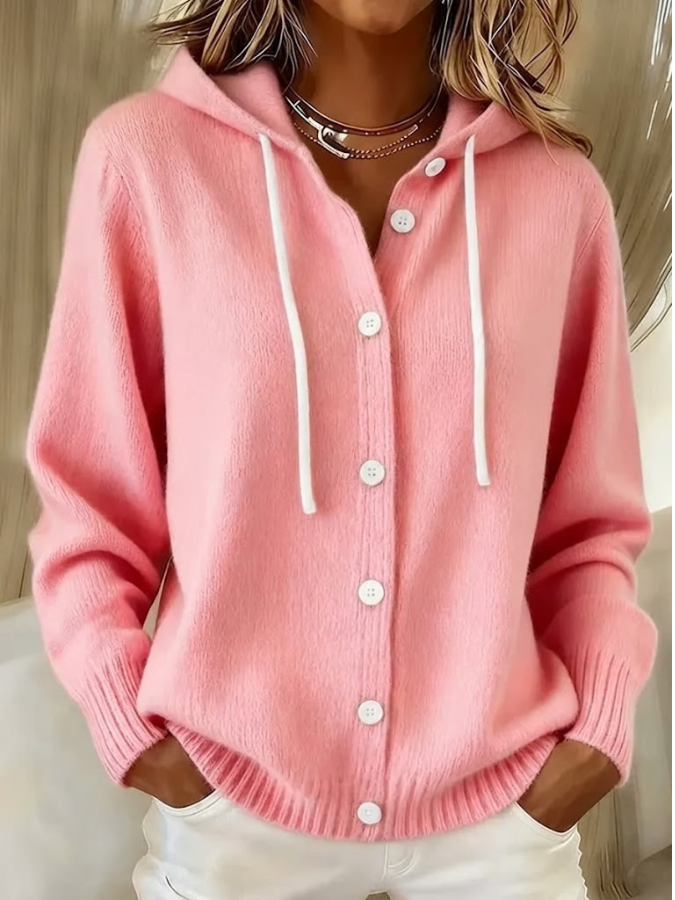 MELANIE™|ELEGANT HOODED CARDIGAN