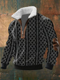 MARCO™|ZIP-UP SWEATER WITH A HIGH COLLAR