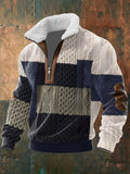 MATT™|ZIP-UP SWEATER WITH A HIGH COLLAR