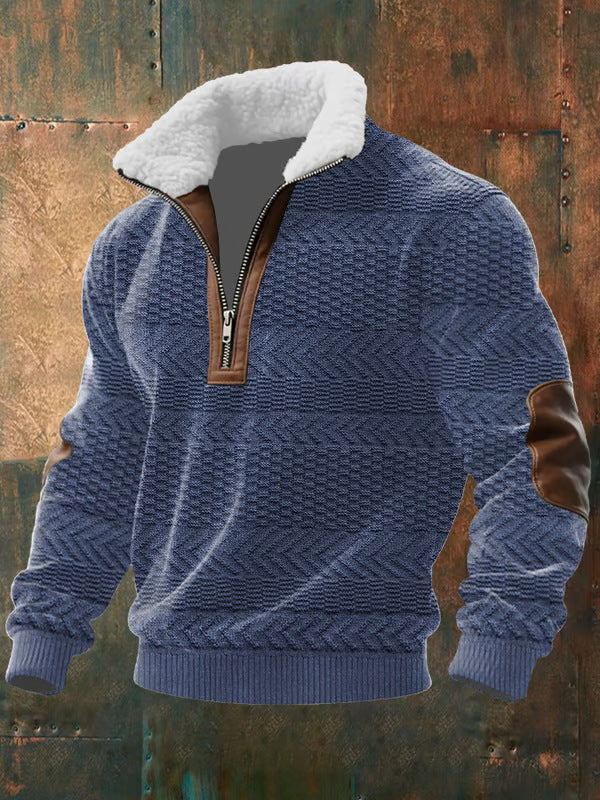 JACOB™|ZIP-UP SWEATER WITH A HIGH COLLAR