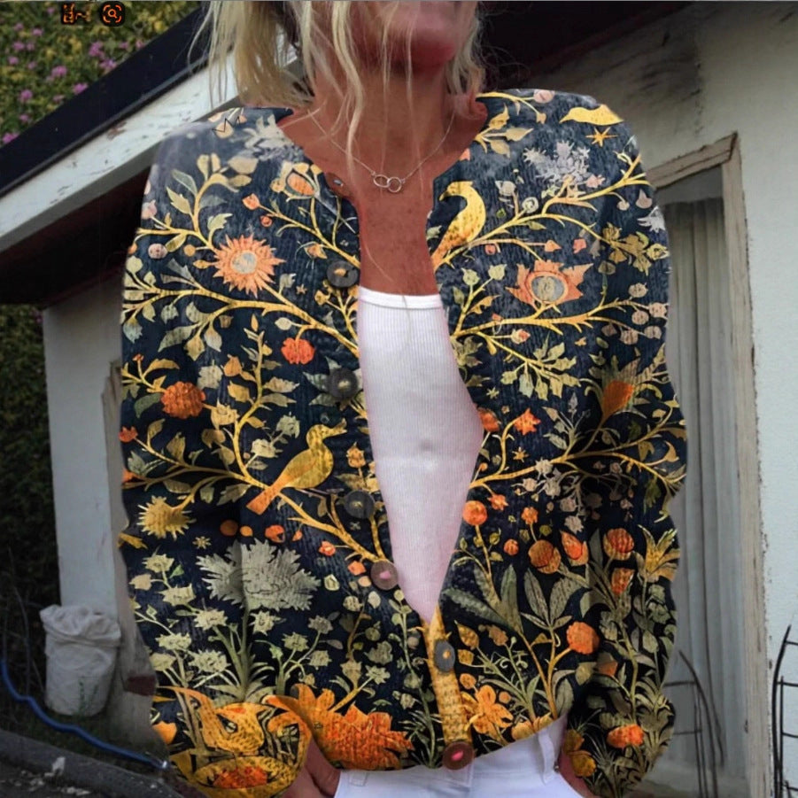DIANE™|VINTAGE FLORAL CARDIGAN