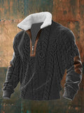 MICHAEL™|ZIP-UP SWEATER WITH A HIGH COLLAR