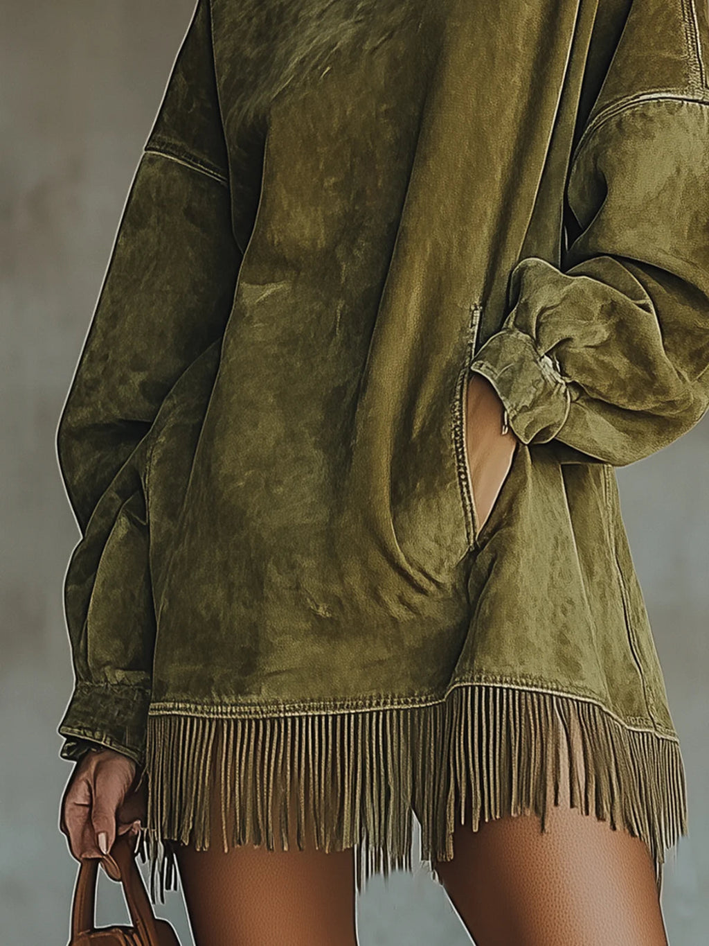 NATHALIE™|FRINGE DRESS