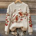 JULIA™|FESTIVE TEDDY SWEATER