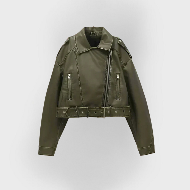 ELLA™|Giacca versatile in pelle di qualità