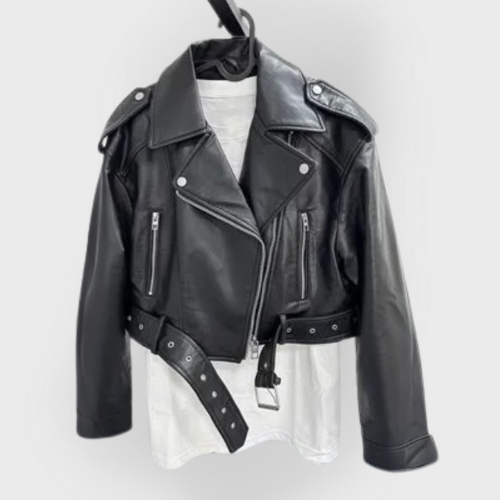 ELLA™|Giacca versatile in pelle di qualità