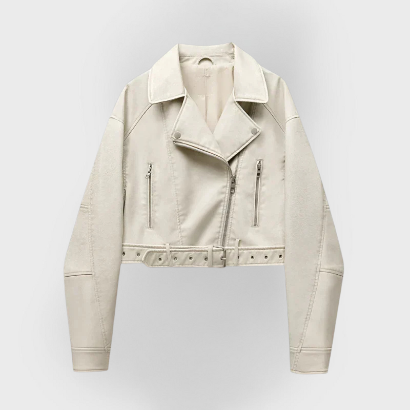 ELLA™|Giacca versatile in pelle di qualità