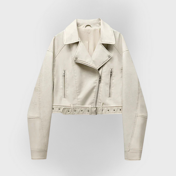 ELLA™|Giacca versatile in pelle di qualità